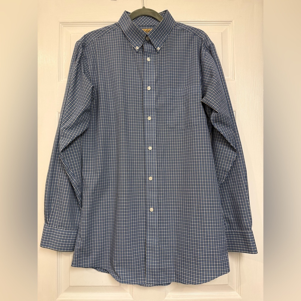 Roundtree & Yorke Gold Label No-iron Button-Down Shirt